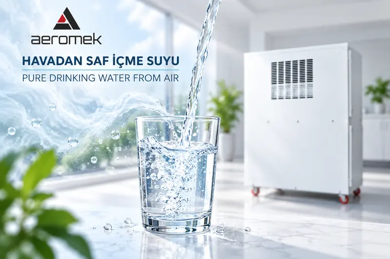 AEROMEK — Havadan saf içme suyu tanıtım görseli